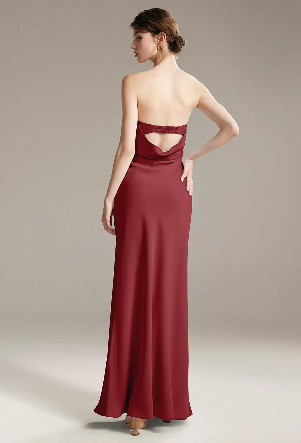 AW Fogbow Burgundy  Spring Wedding Guest Dresses